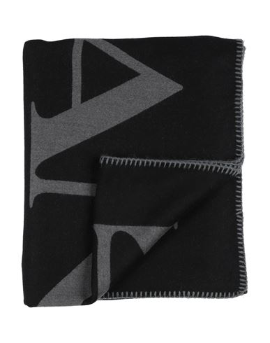 Lanvin Woman Blanket Or Cover Black Size - Wool, Silk