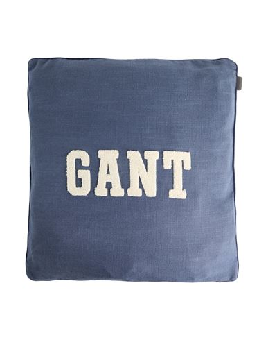Gant Pillow Or Pillow Case Navy Size - Viscose, Cotton, Linen In Blue