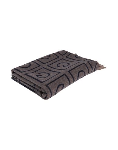 Gant Blanket Or Cover Midnight Blue Size - Recycled Cotton, Lambswool, Acrylic, Polyester