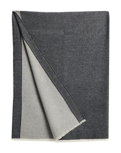 Gant Blanket Or Cover Grey Size - Merino Wool, Cashmere In Gray
