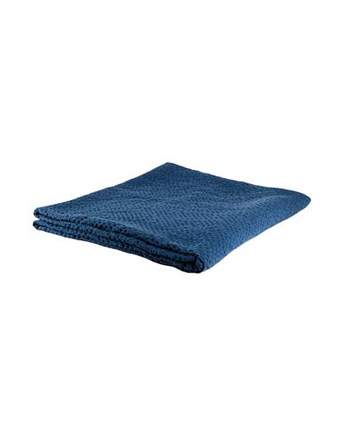 Trussardi Blanket Or Cover Navy Size - Cotton