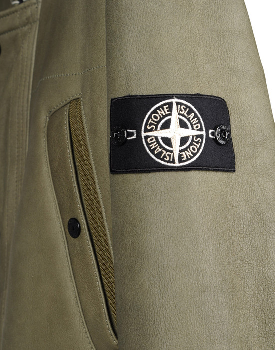 Leather Jacket Stone Island Men - Official Online Store