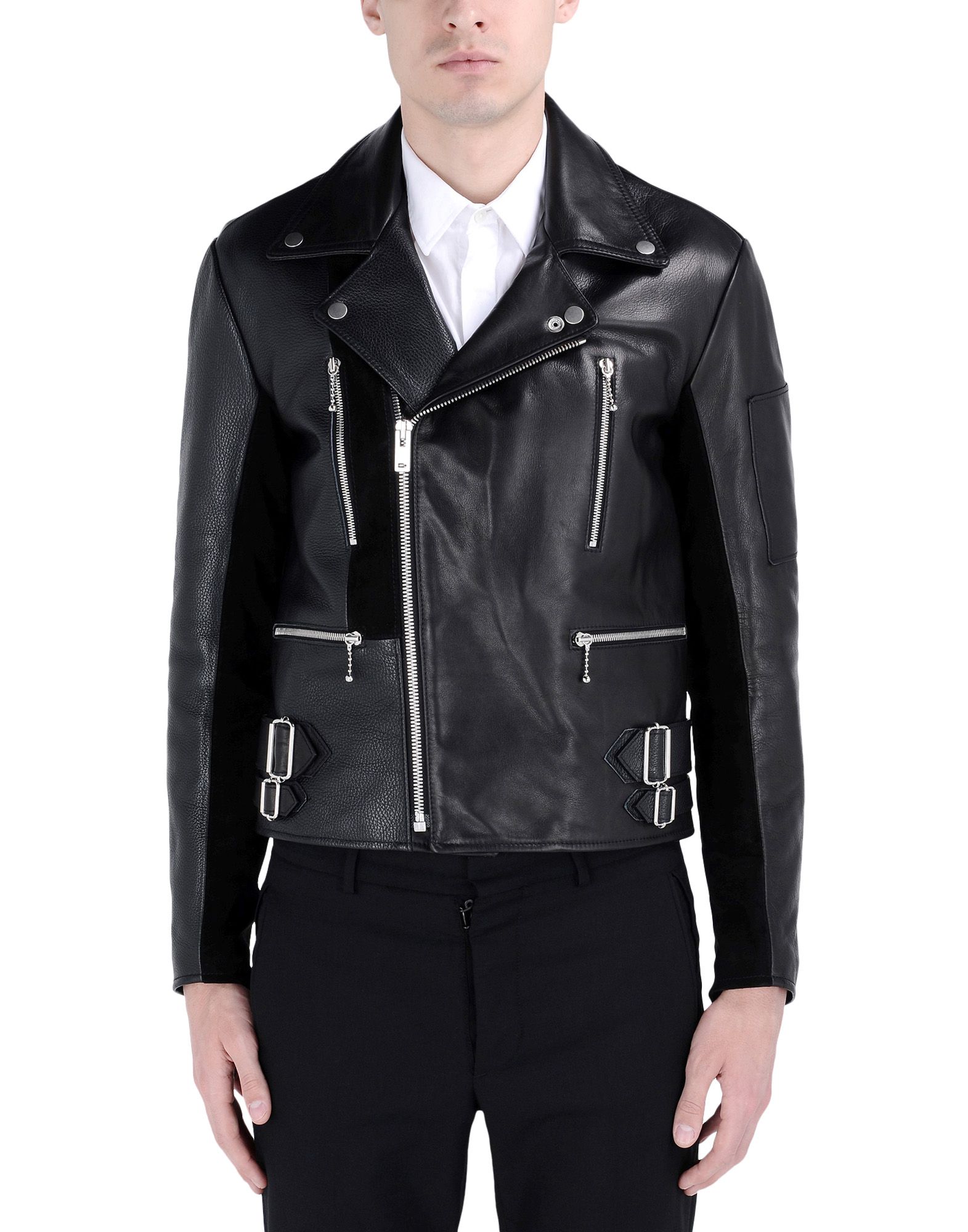 Maison Margiela 10 | Textured leather jacket. | Leather jacket, Leather ...