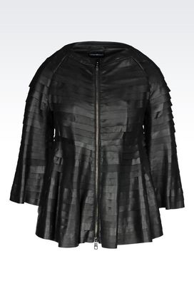 Emporio Armani Ladies Leather Jackets and Fur coats - Armani.com