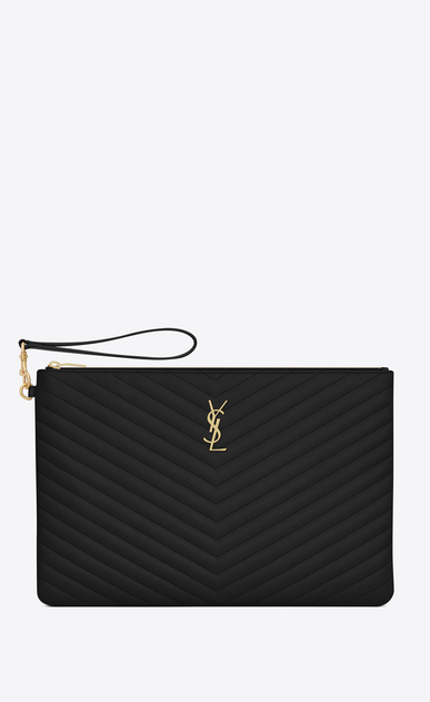 MONOGRAM Porte-documents en cuir matelassé