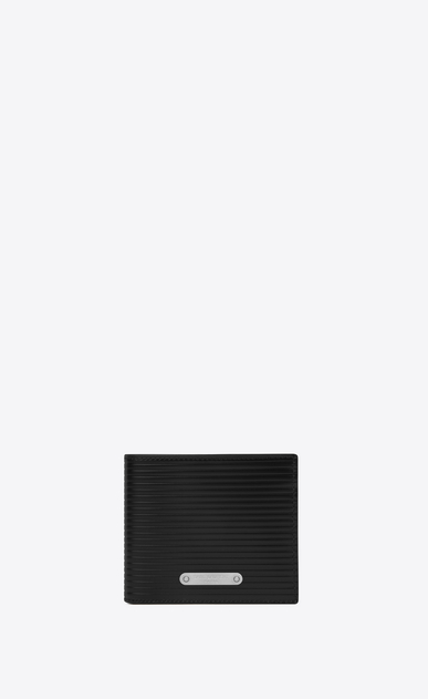 SAINT LAURENT ID SLG Man id east/west wallet in opium embossed leather a_V4