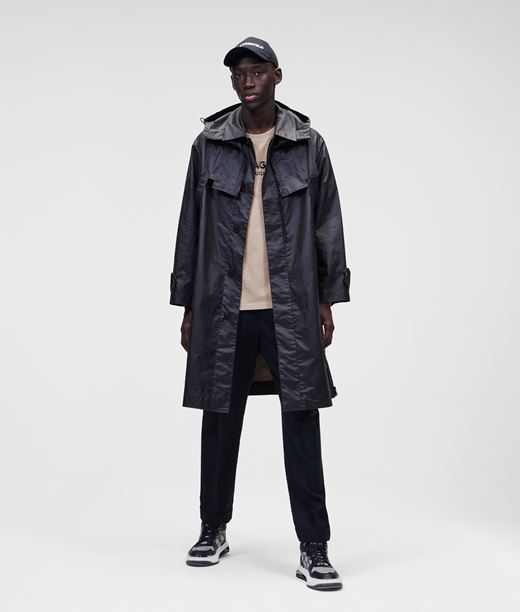 Karl Lagerfeld IMPERMÉABLE LONG À CAPUCHE