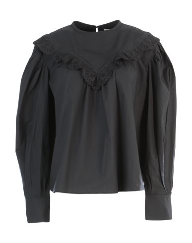 Marant Etoile Marant Étoile Woman Denim Shirt Black Size 4 Cotton, Polyester