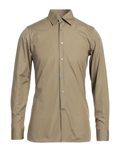 Dunhill Man Shirt Military Green Size L Cotton