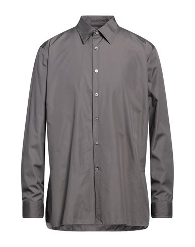 Dunhill Man Shirt Grey Size Xxl Cotton