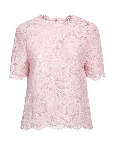 Valentino Garavani Woman Top Pink Size 8 Viscose, Cotton, Polyamide