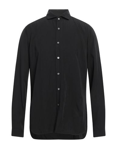 Dnl Man Shirt Black Size 16 ½ Tencel