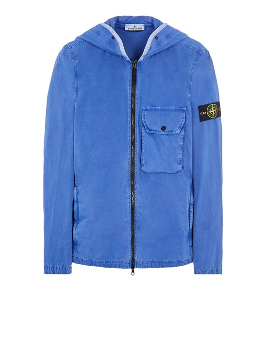 Surchemise 114WN BRUSHED COTTON CANVAS_'OLD' EFFECT STONE ISLAND - 0