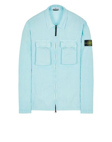 stone island light green overshirt