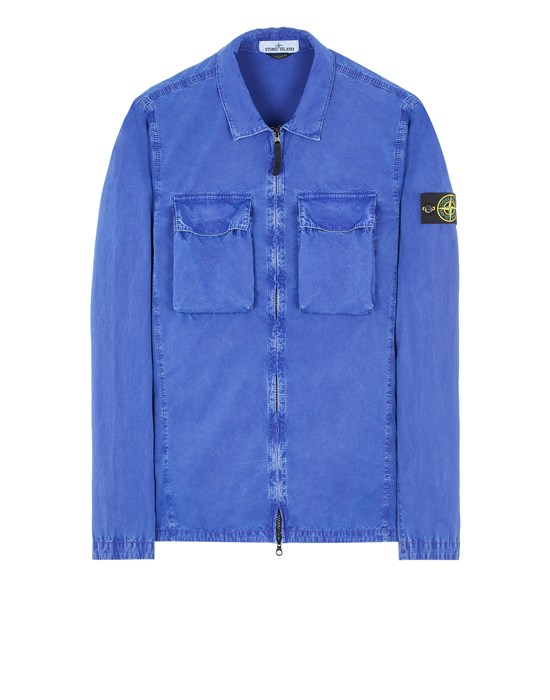 Over Shirt Herr 114WN 'OLD' TREATMENT
 Front STONE ISLAND