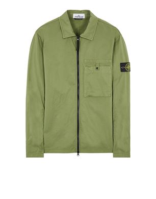 12619 SUPIMA® COTTON TWILL STRETCH TC オーバーシャツ Stone Island ...