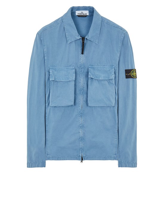 Over Shirt Herr 114WN 'OLD' TREATMENT
 Front STONE ISLAND