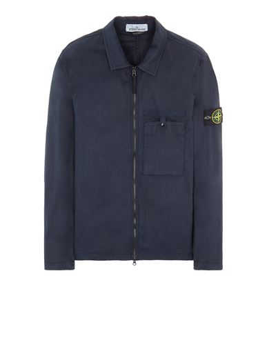 white stone island overshirt