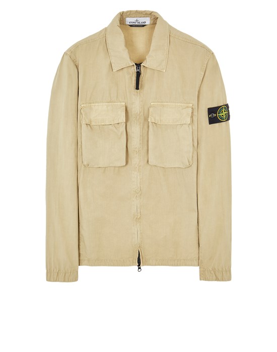 Over Shirt Man 114WN 'OLD' TREATMENT Front STONE ISLAND
