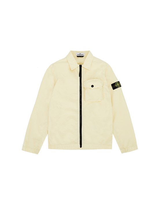 Over Shirt Man 10510 'OLD' EFFECT Front STONE ISLAND JUNIOR