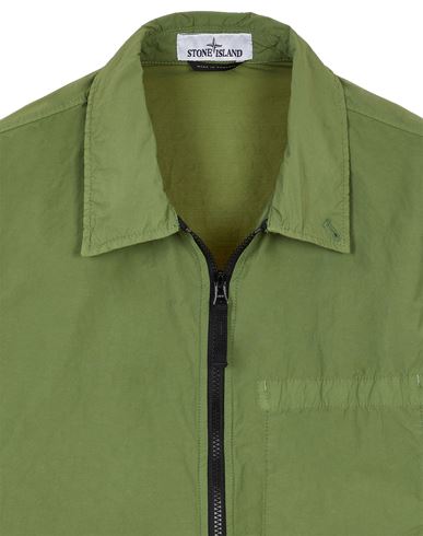 stone island light green overshirt