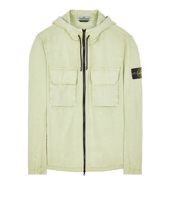 Over Shirt Man 122WN 'OLD' TREATMENT Front STONE ISLAND