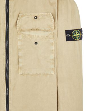 Khaki stone 2024 island overshirt