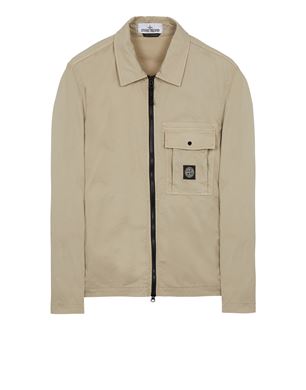 Beige overshirt deals stone island