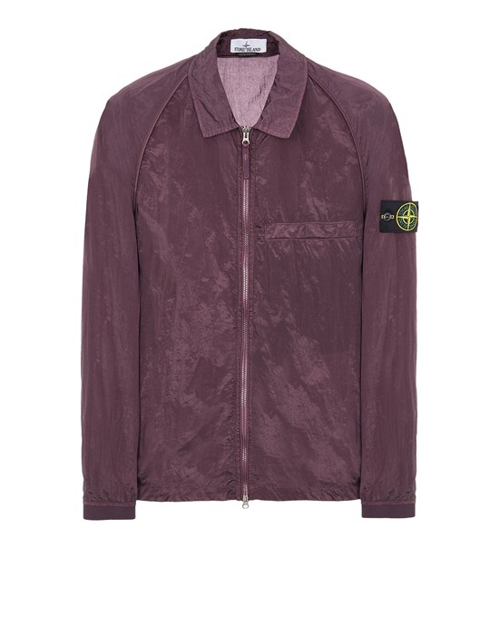 Sold out - STONE ISLAND 12321  NYLON METAL IN ECONYL® REGENERATED NYLON_GARMENT DYED_PACKABLE 오버셔츠 남성 다크 버건디
