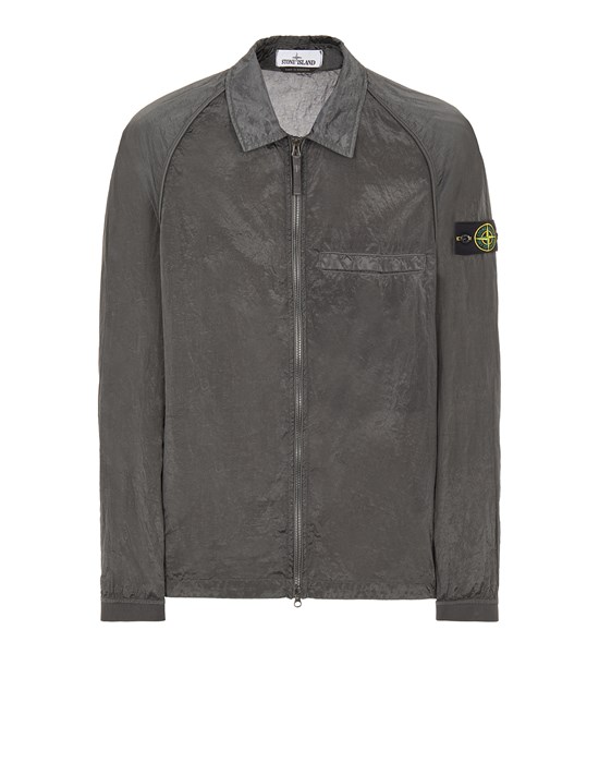 Sold out - STONE ISLAND 12321  NYLON METAL IN ECONYL® REGENERATED NYLON_GARMENT DYED_PACKABLE Over Shirt Man Steel Gray