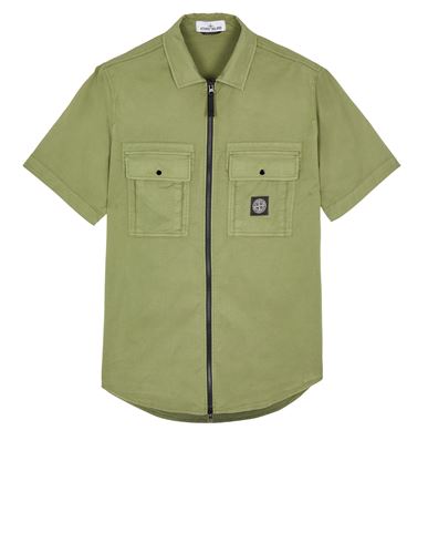 stone island short sleeve overshirt