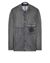 1 of 5 - Over Shirt Man 10926 LAMY-TC_GARMENT DYED Front STONE ISLAND