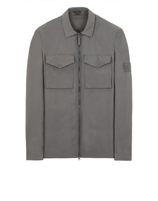 Over Shirt Man 116F1 O-VENTILE®_ STONE ISLAND GHOST PIECE Front STONE ISLAND