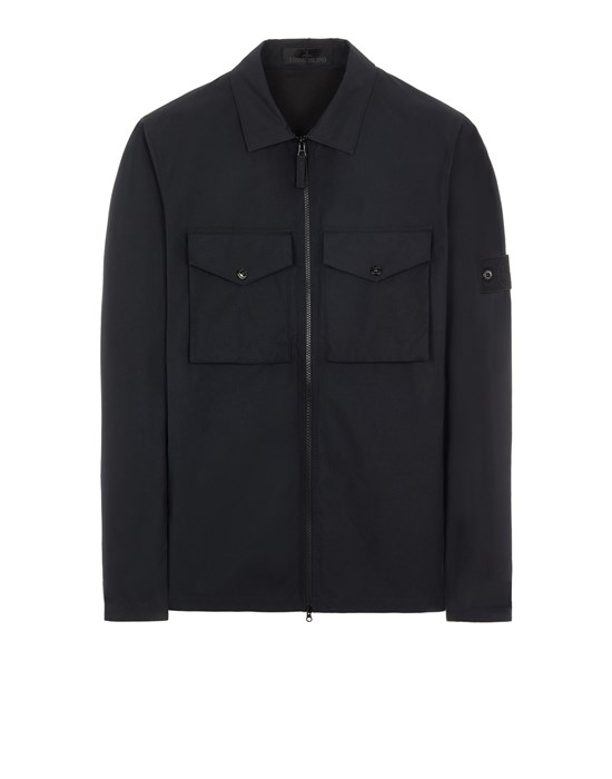 Sold out - STONE ISLAND 116F1 O-VENTILE®_ STONE ISLAND GHOST PIECE Surchemise Homme Noir
