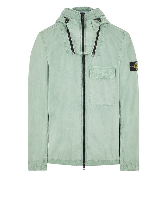  STONE ISLAND 114WN T.CO+OLD Over Shirt Man Sage Green