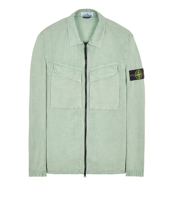  STONE ISLAND 101WN T.CO+OLD Surchemise Homme Vert sauge