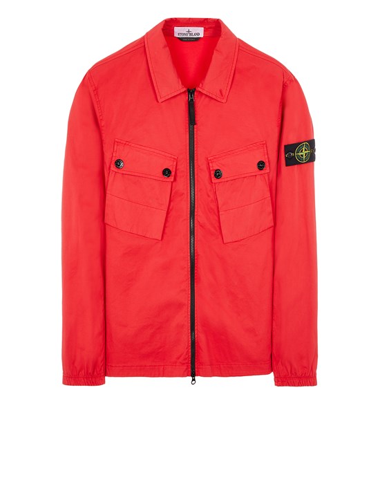  STONE ISLAND 10910 Over Shirt Man Red