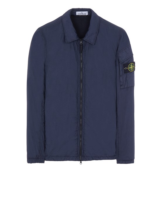 Over Shirt 10223 GARMENT DYED CRINKLE REPS R-NY STONE ISLAND - 0