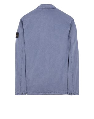 Stone island light blue sales overshirt