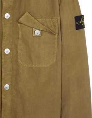 Khaki stone shop island overshirt