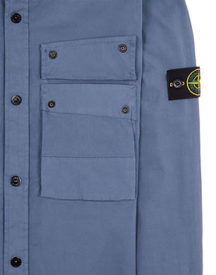 11610 SUPIMA® COTTON オーバーシャツ Stone Island メンズ -Stone Island 【ストーンアイランド 公式オンラインストア】