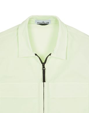 stone island overshirt white