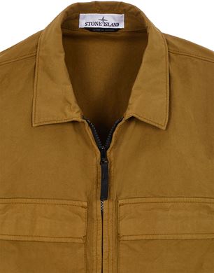 Khaki stone 2025 island overshirt