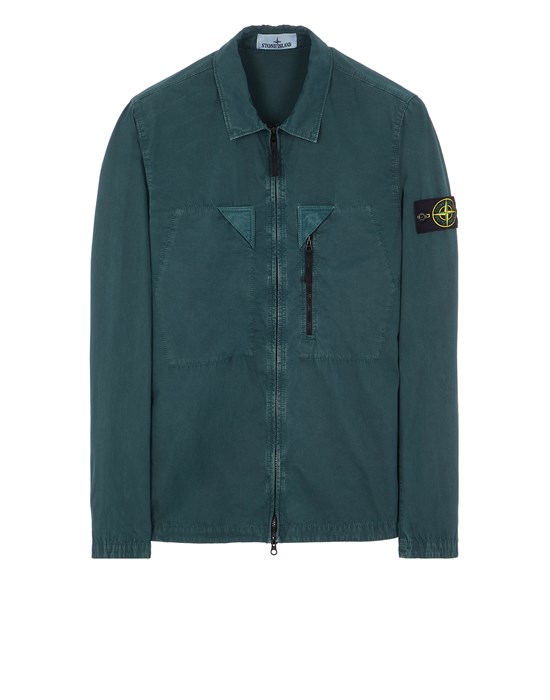 Over Shirt Man 106WN 'OLD' TREATMENT Front STONE ISLAND