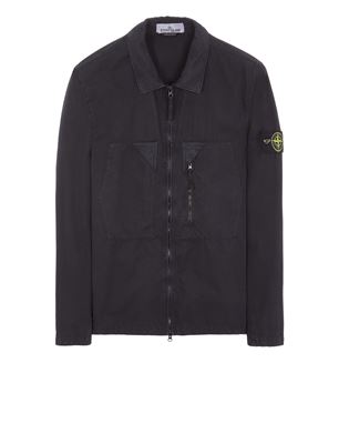 Stone island black on sale overshirt