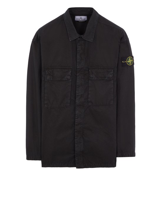 Over Shirt Man 115WN 'OLD' TREATMENT Front STONE ISLAND