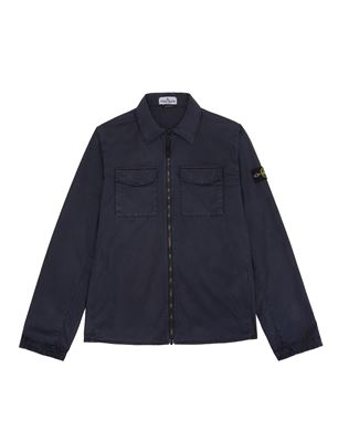 Stone island shop overshirt navy