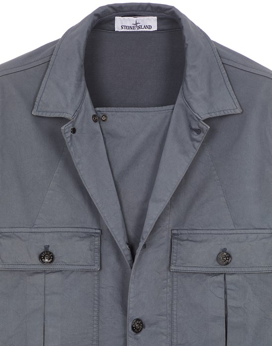 Stone island best sale double pocket overshirt