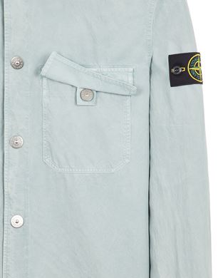 11729 CUPRO COTTON TWILL TC Over Shirt Stone Island Men - Official 