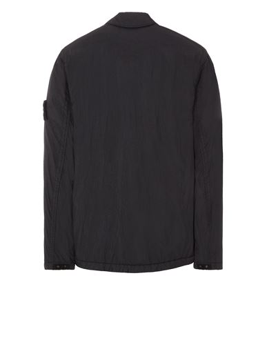 Stone island hot sale black nylon overshirt